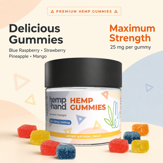 Hemp Gummies - Max Strength for Adults