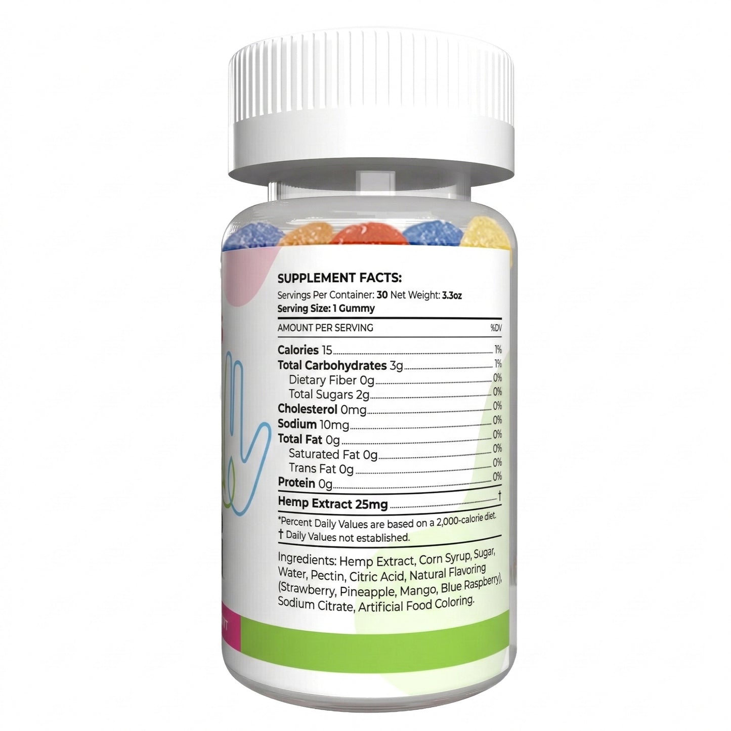 Hemp Gummies - Extra Strength for Adults