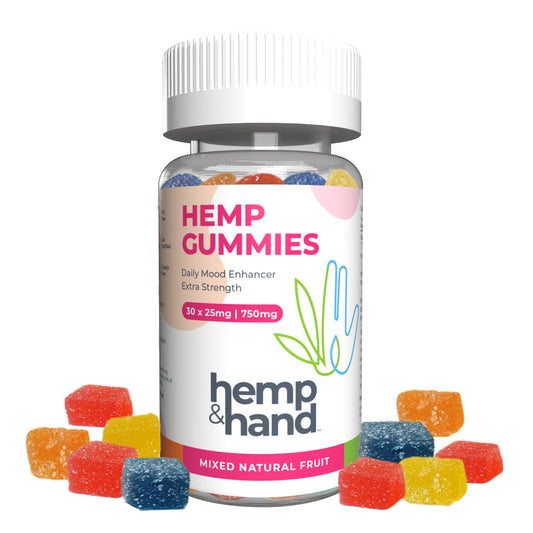 Hemp Gummies - Extra Strength for Adults - Hemp and Hand
