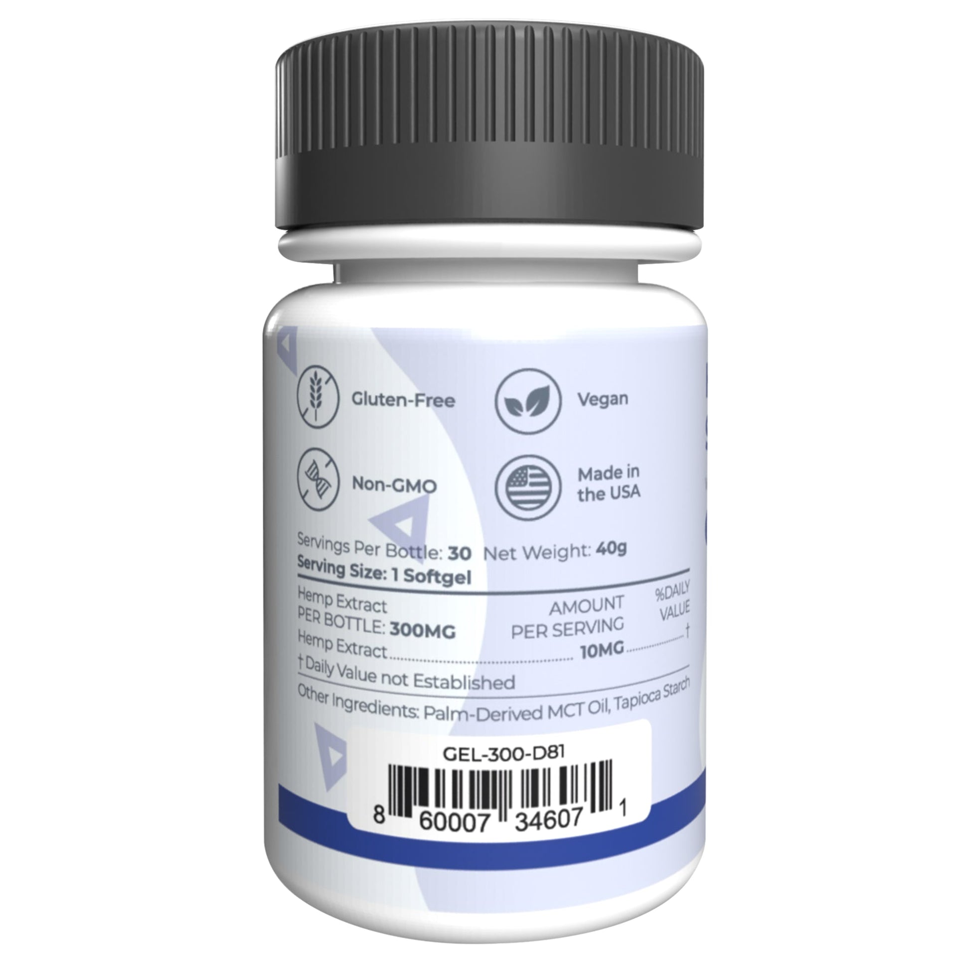 Hemp Softgels - Max Strength for Adults - Hemp and Hand