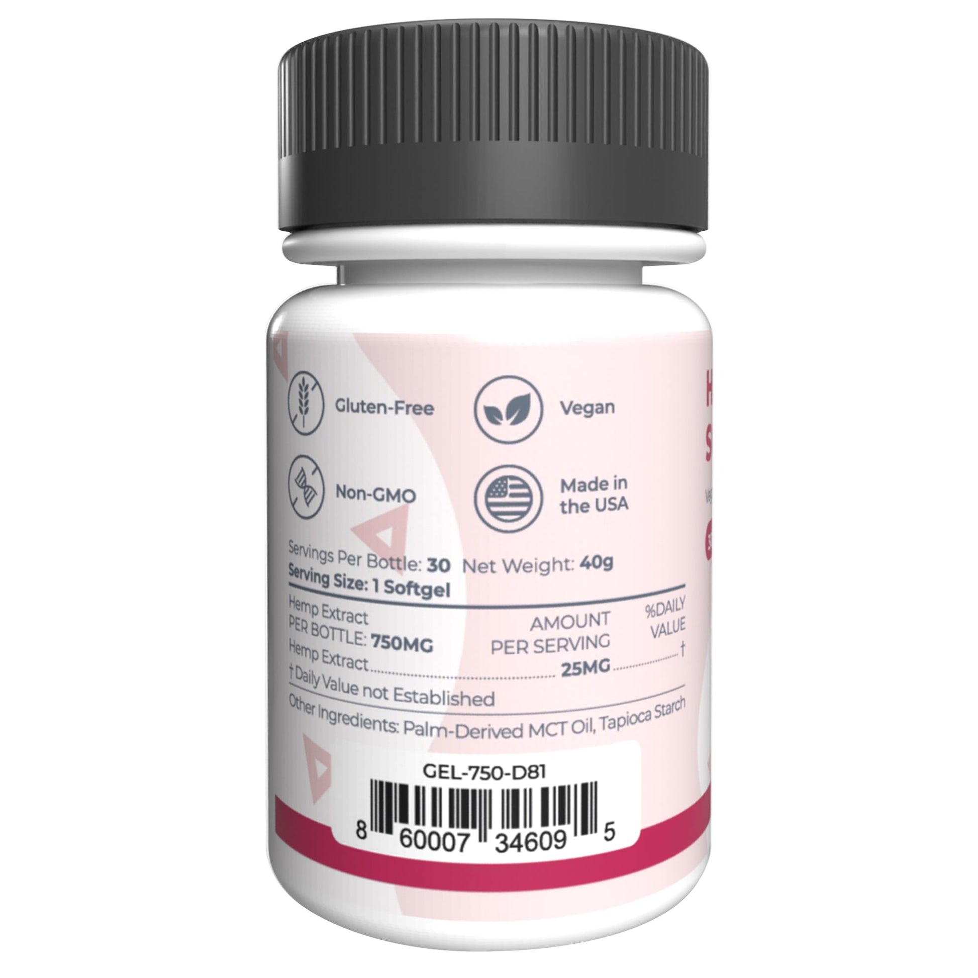 Hemp Softgels - Max Strength for Adults - Hemp and Hand