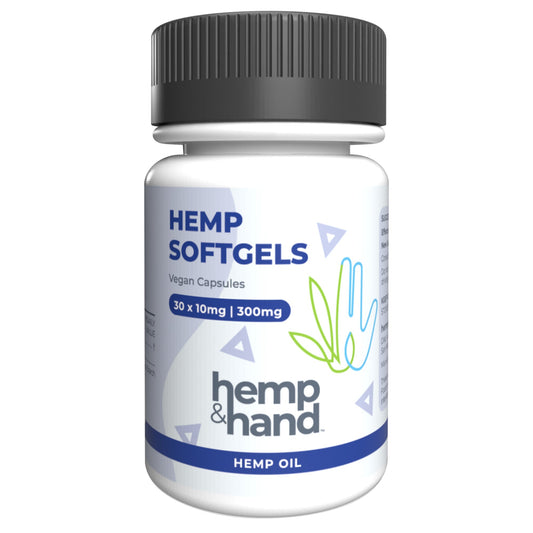 Hemp Softgels - Max Strength for Adults - Hemp and Hand
